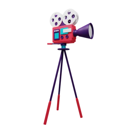 Filmkamera  3D Illustration