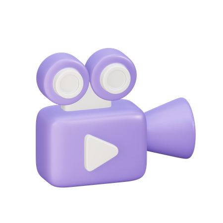 Filmkamera  3D Icon