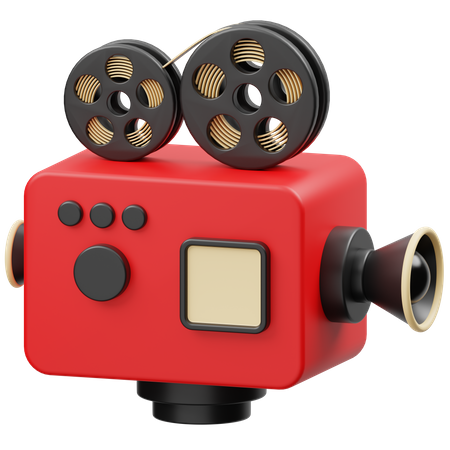 Filmkamera  3D Icon
