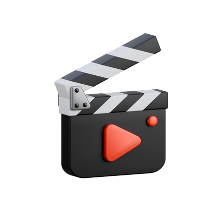 Filmklappe  3D Icon