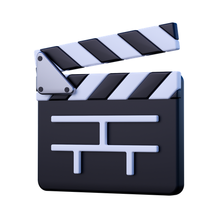 Filmklappe  3D Icon