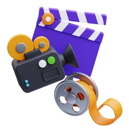 Filmmaking  3D Icon