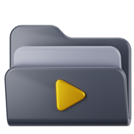 Filmordner  3D Icon