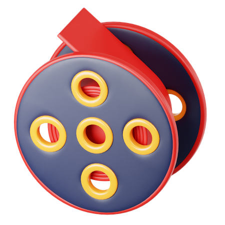 Filmrolle  3D Icon