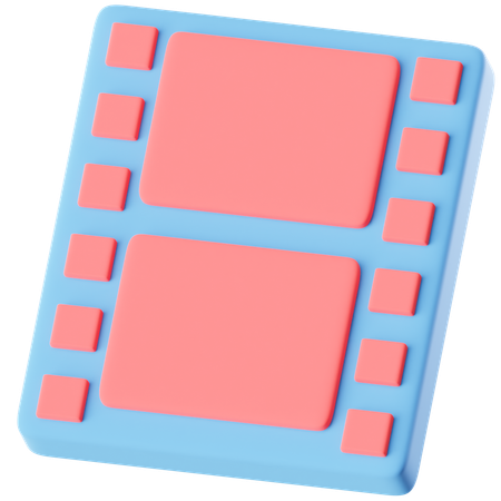 Filmrolle  3D Icon