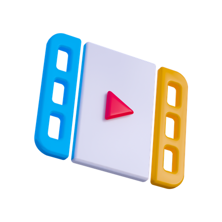 Filmrolle  3D Illustration