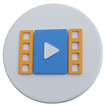 Filmrolle  3D Icon