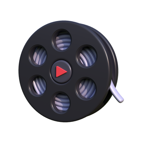 Filmrolle  3D Icon