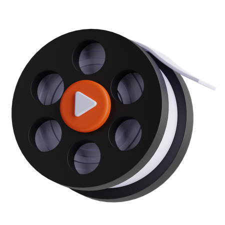 Filmrolle  3D Icon