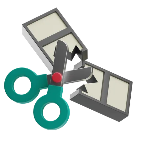 Schnitt  3D Icon