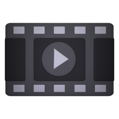 Filmstreifen  3D Icon