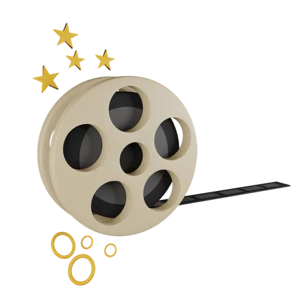 Filmstreifen  3D Icon