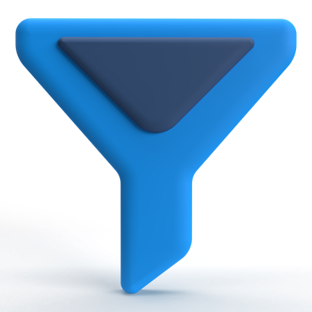 필터  3D Icon