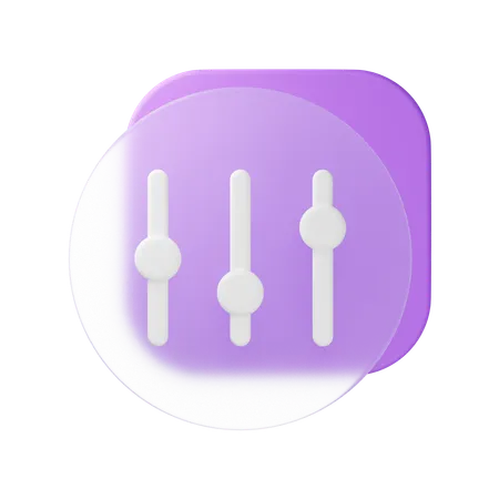 필터  3D Icon