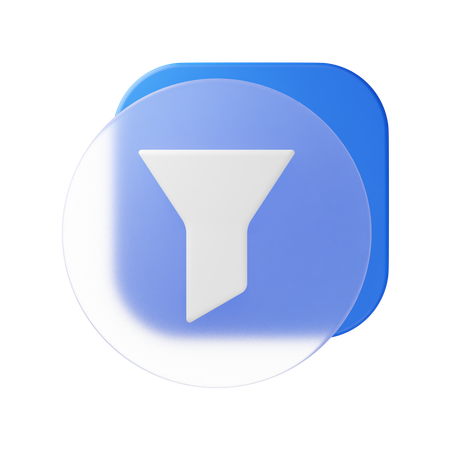 Filter  3D Icon