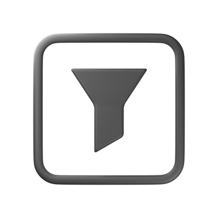 Filter  3D Icon