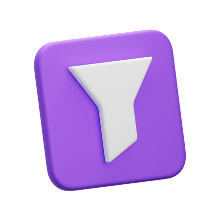 Filter  3D Icon