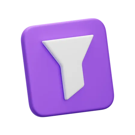 Filter  3D Icon
