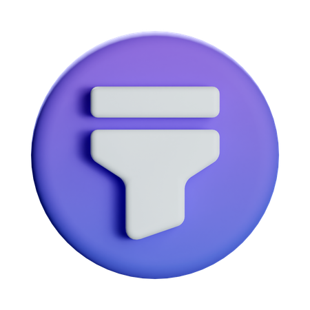 Filter  3D Icon