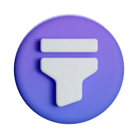 Filter  3D Icon
