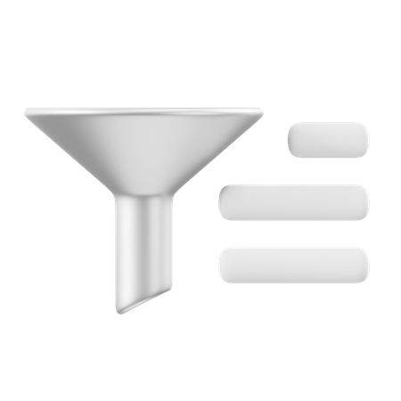 Filter  3D Icon
