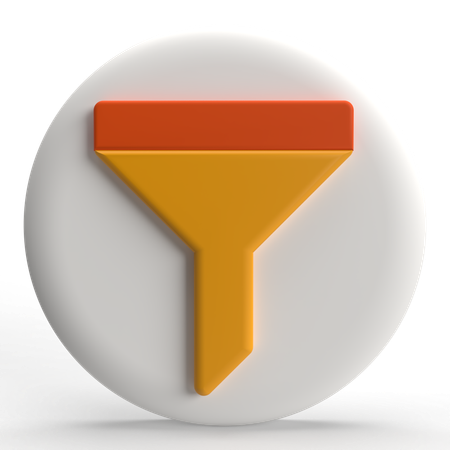 Filter  3D Icon