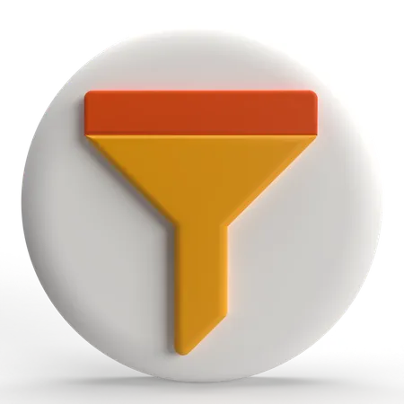 Filter  3D Icon