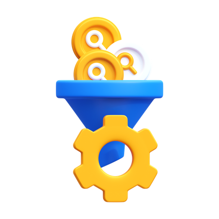 Filter  3D Icon