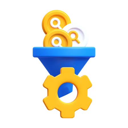 Filter  3D Icon