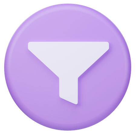 Filter  3D Icon