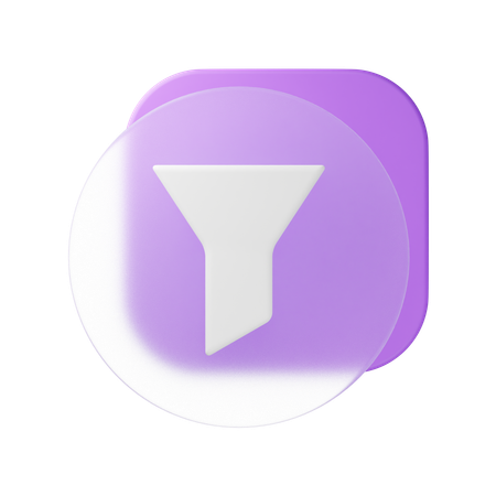 Filter  3D Icon