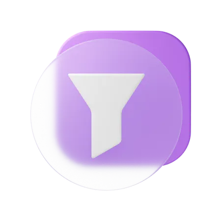 Filter  3D Icon