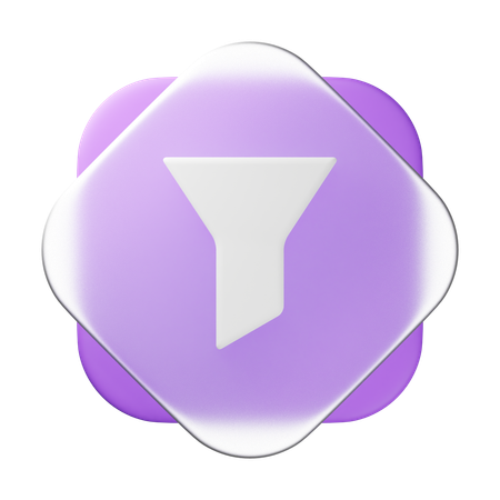 Filter  3D Icon