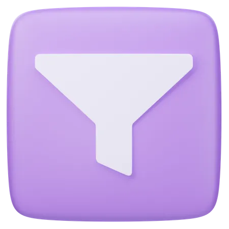 Filter  3D Icon