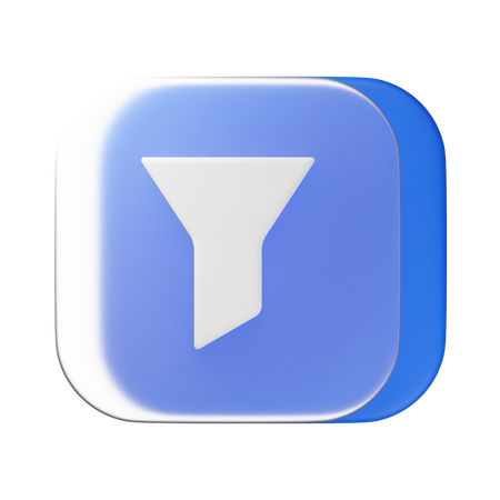 Filter  3D Icon