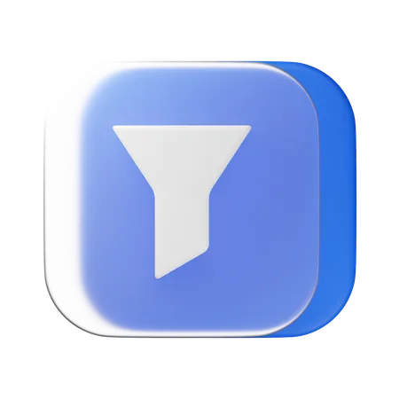 Filter  3D Icon