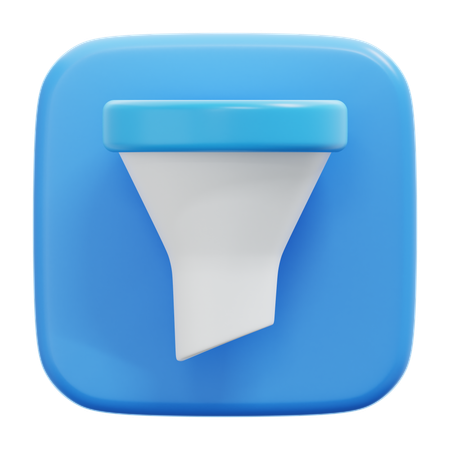 Filter  3D Icon