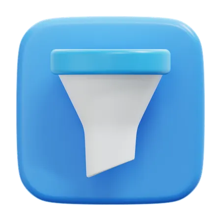 Filter  3D Icon