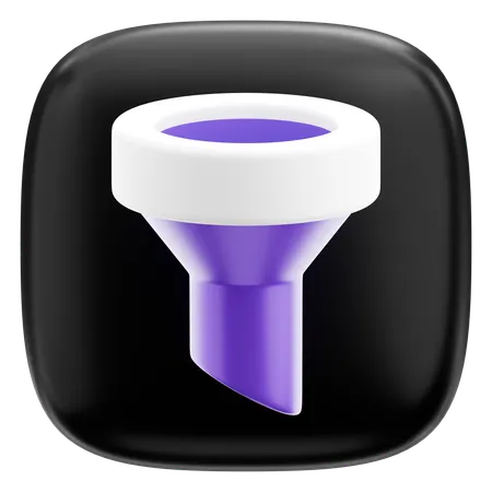 Filter  3D Icon
