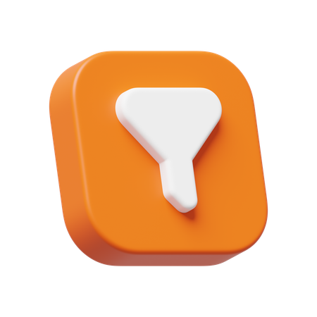 Filter  3D Icon
