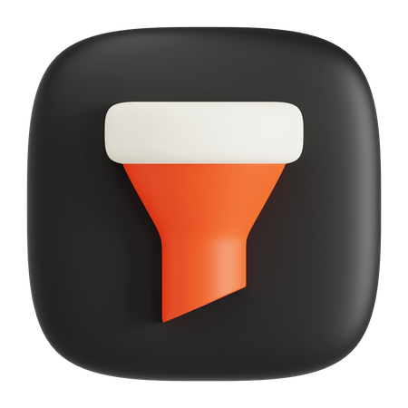 Filter  3D Icon