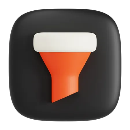 Filter  3D Icon