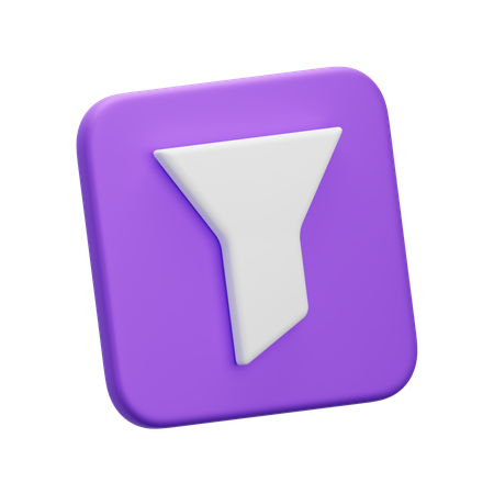 Filter  3D Icon