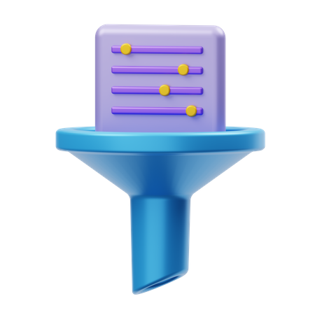 Filter  3D Icon