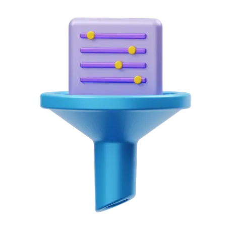Filter 3D Illustration