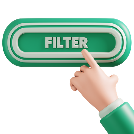 Filter button  3D Icon