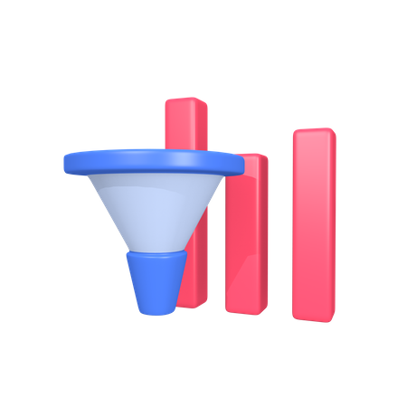 Filter Data Analysis  3D Icon