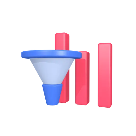 Filter Data Analysis  3D Icon