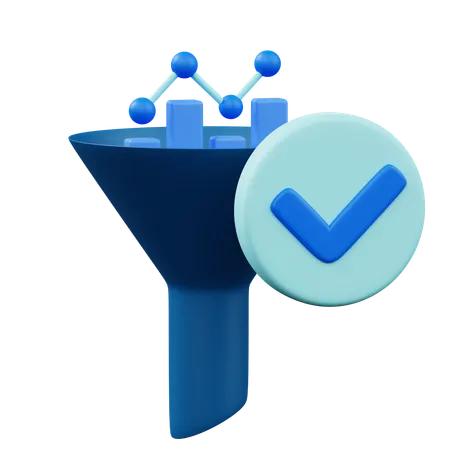 Filtering  3D Icon