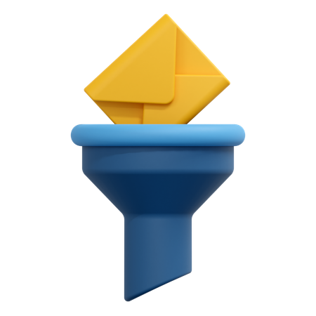 Filternachricht  3D Icon